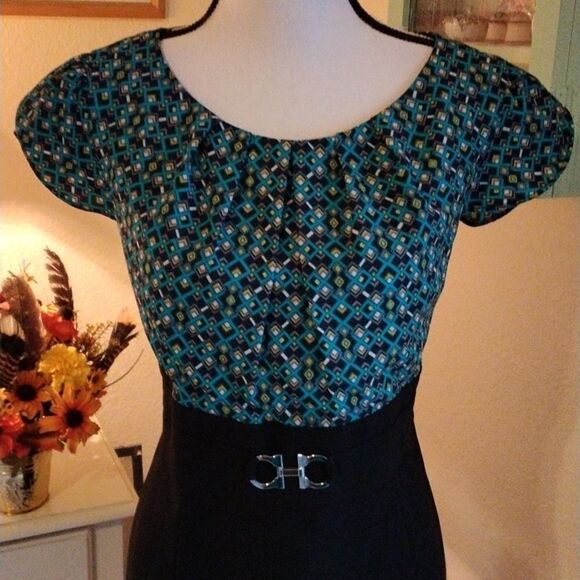 AGB Two Piece Look Dress - Picture 2 of 12